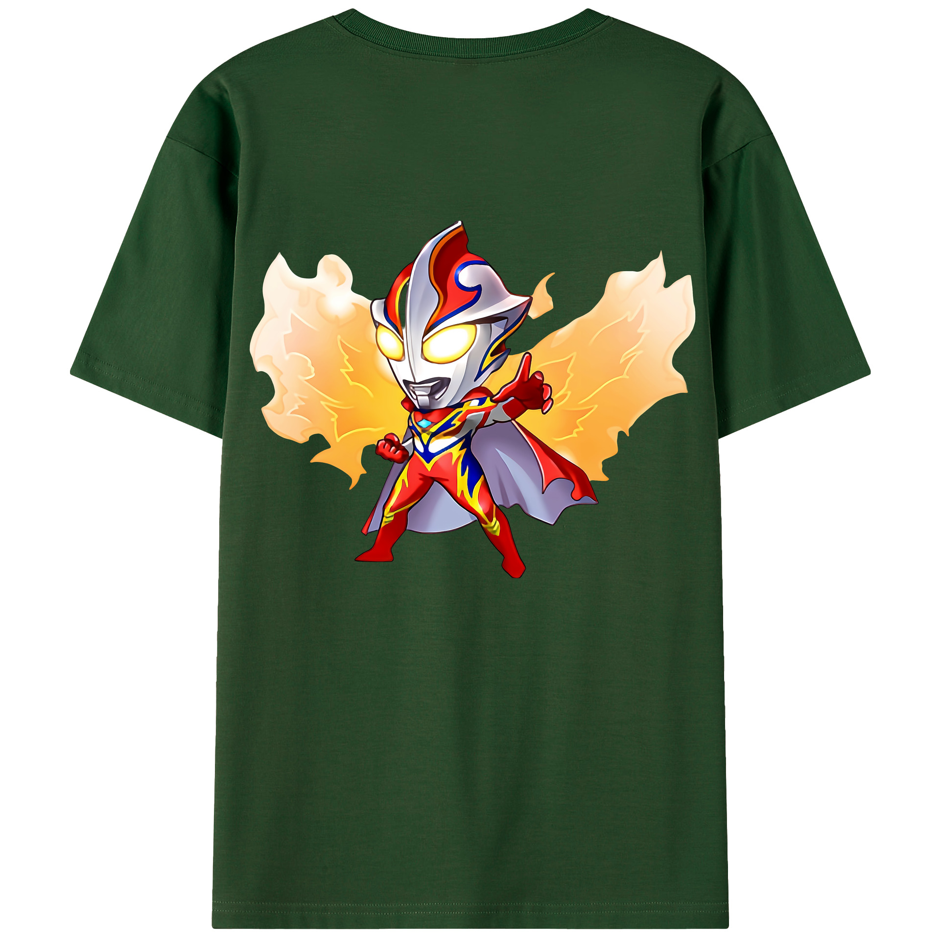 （画像用） ウルトラマン Ultraman 綿100％半袖Tシャツ（背面プリント）